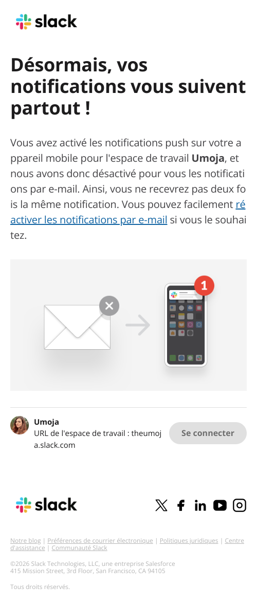 Désormais, les notifications apparaissent aussi sur vos appareils mobiles