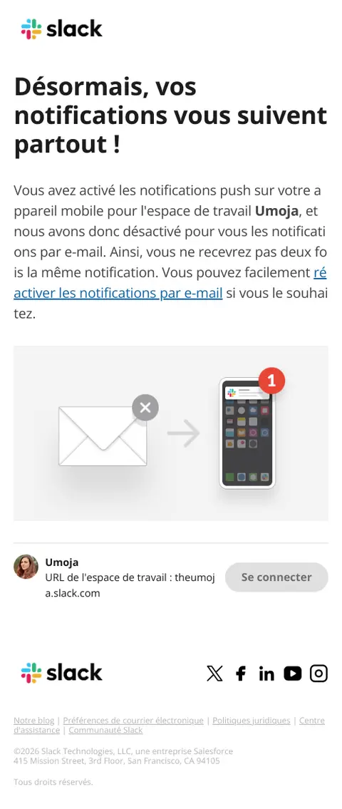 Désormais, les notifications apparaissent aussi sur vos appareils mobiles