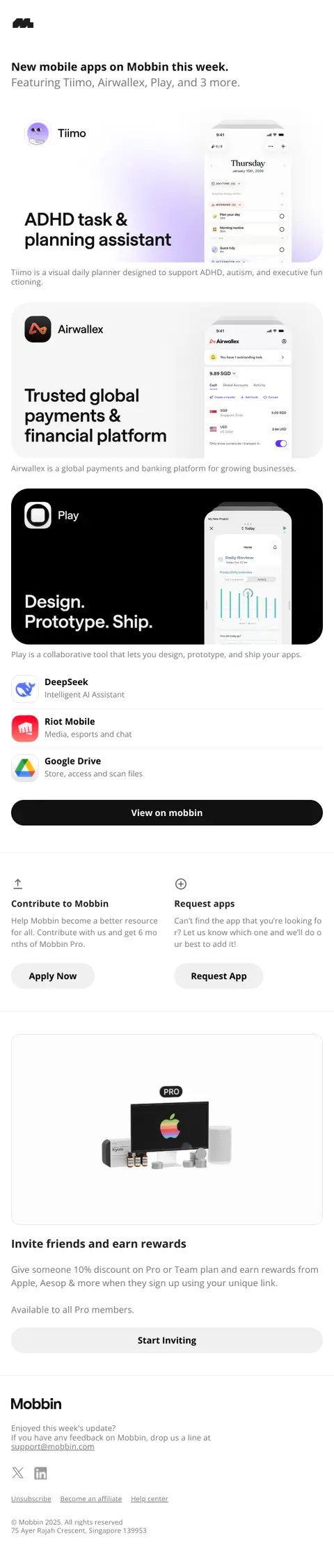 Monday Mobile Drop