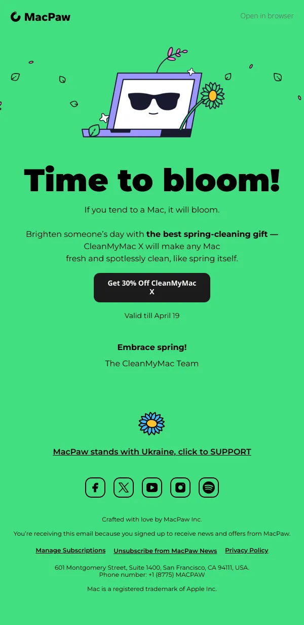 🌷🌈🍃Time to spring clean your Mac🌼🌱💐