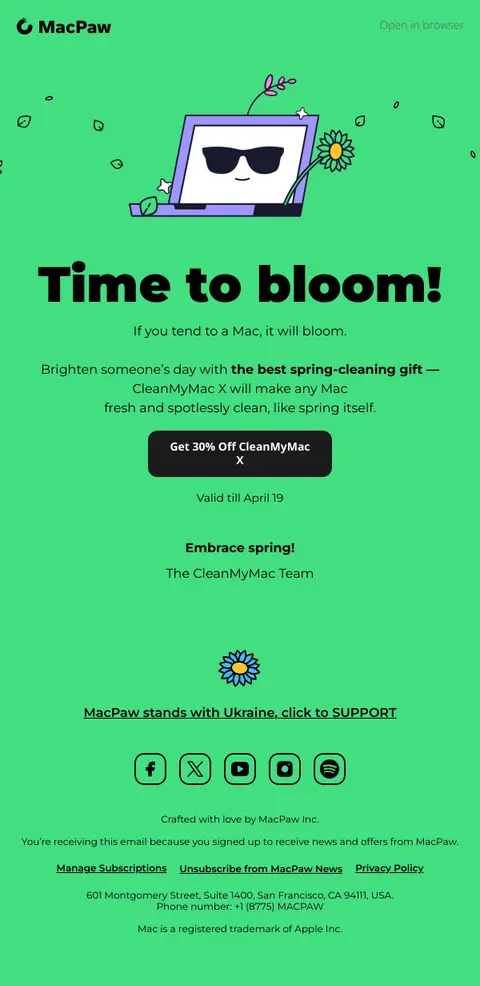 🌷🌈🍃Time to spring clean your Mac🌼🌱💐