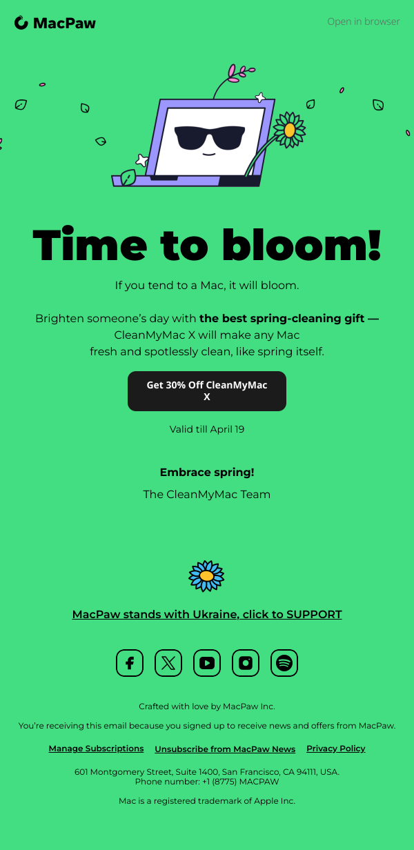 🌷🌈🍃Time to spring clean your Mac🌼🌱💐