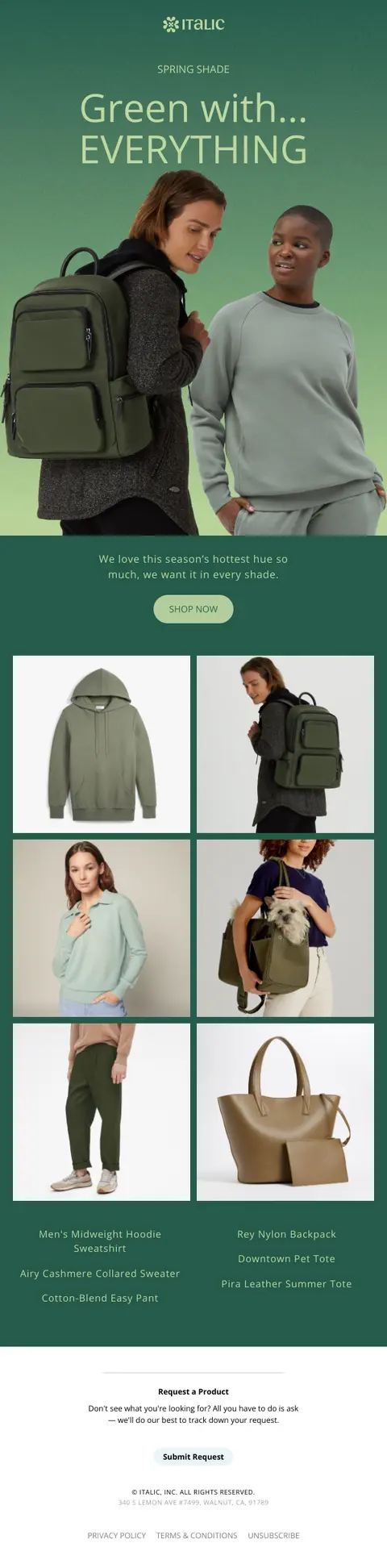 Shop this season's trending color