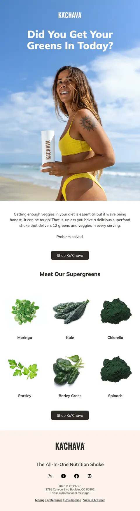 A serving of supergreens, anyone? 🥬