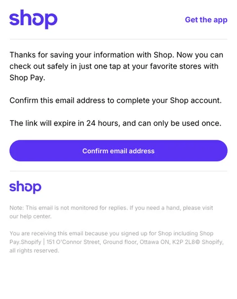 Confirm your email