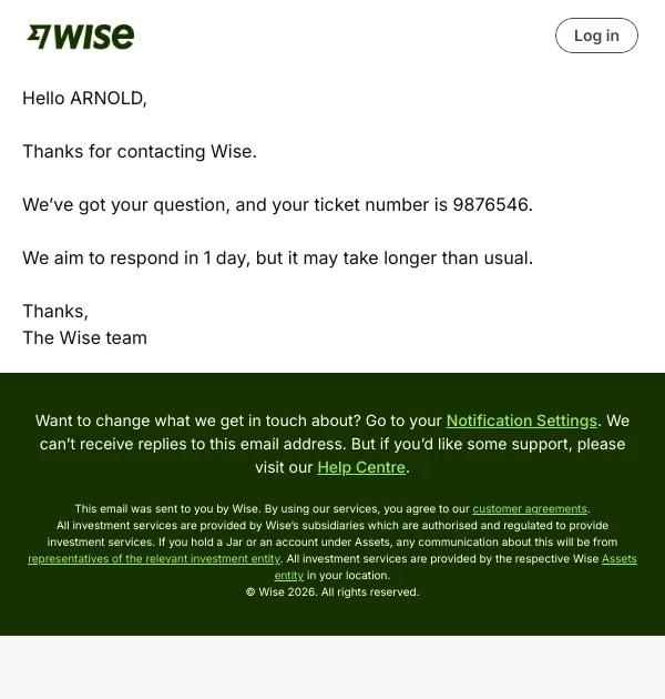 Thanks for getting in touch