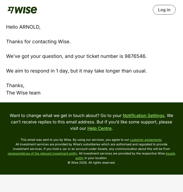 Thanks for getting in touch