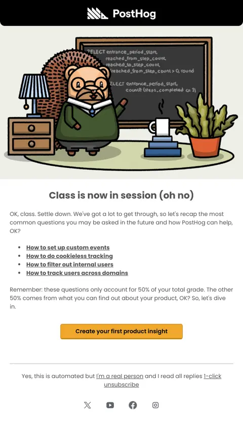 Posthog Custom events, cookieless tracking, internal filters and more