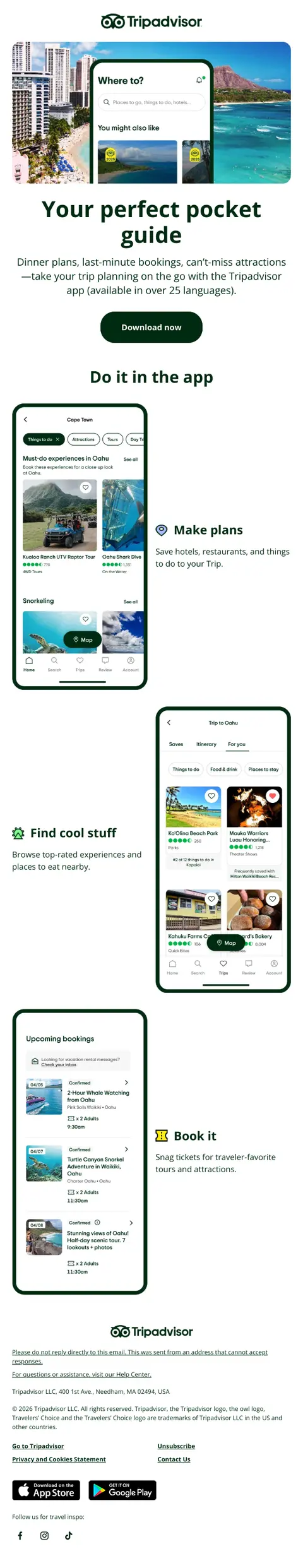 Take us with you on the go