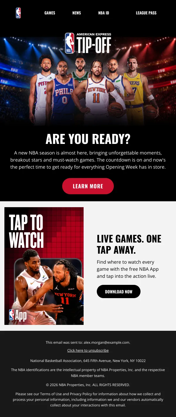 The NBA Season Starts October 20
