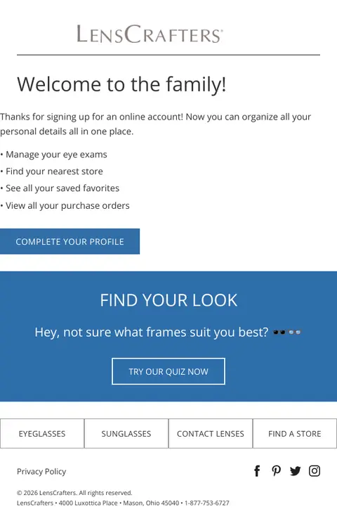 Hi There, Thanks For Creating An Account