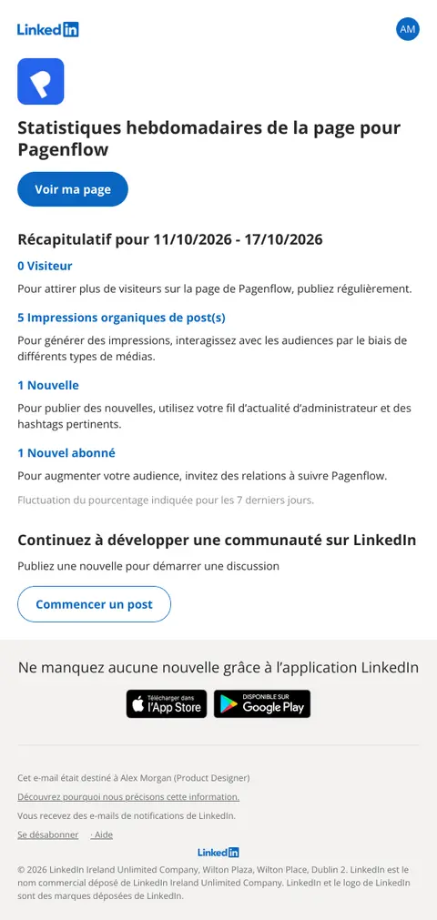 Découvrez ce que vous avez manqué chez Pagenflow la semaine dernière